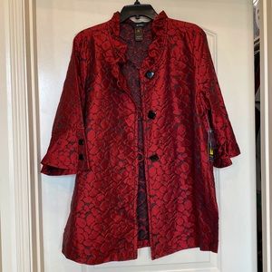 Ali miles NWT red and black jacket